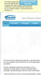 Mobile Screenshot of orionpharma.dk